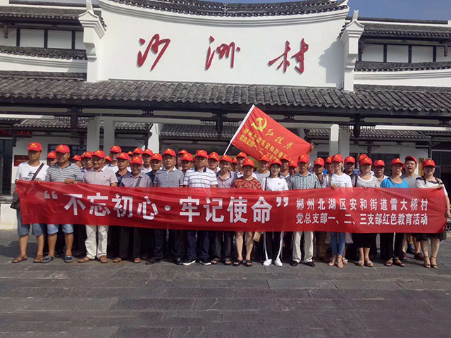 北湖区安和街道雷大桥村党支部廉溪书院红色教育活动-(2)